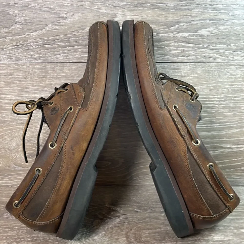 Timberland brown leather